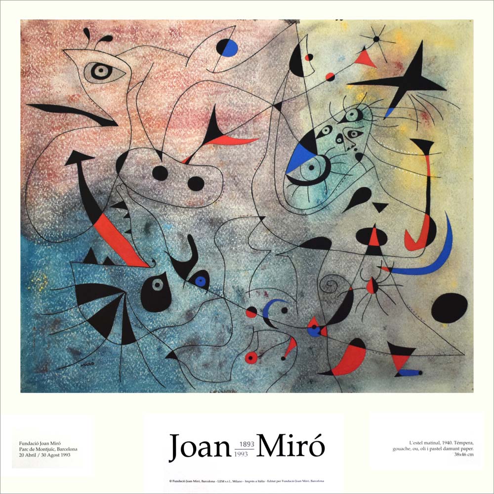 Joan Miro ジョアンミロ ポスター アクリル入り 額装 アート 雑貨 www