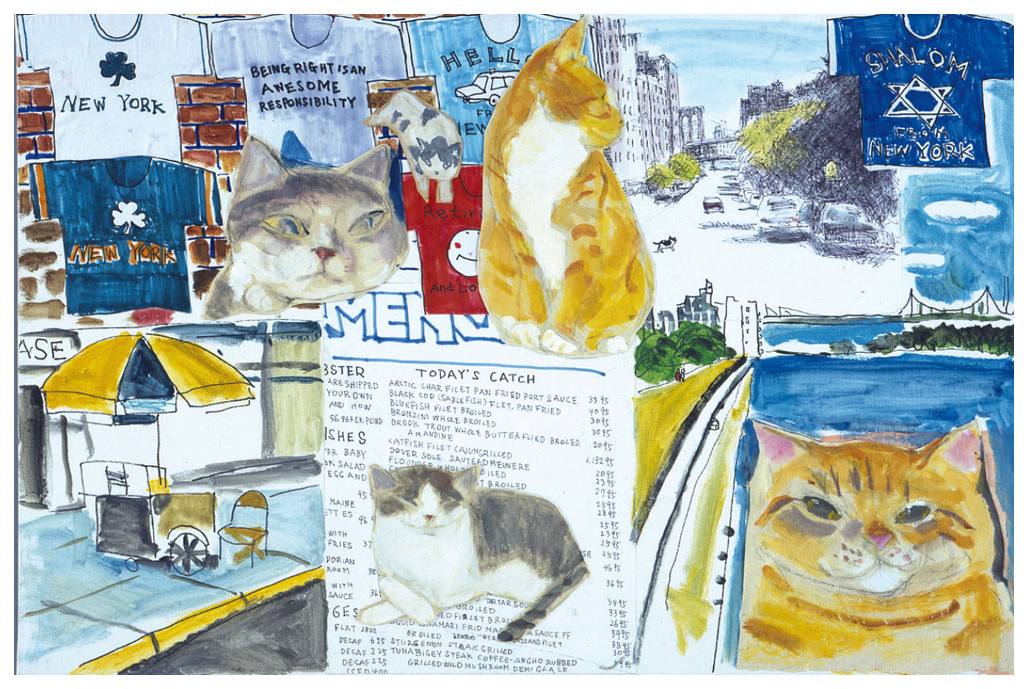 久下貴史 版画（ジクレー） NY猫絵歴 8月 5530|アート＆フレーム|絵と ...